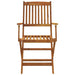 Set mobilier de exterior pliabil, 5 piese, lemn masiv de acacia - WALTI WALTI