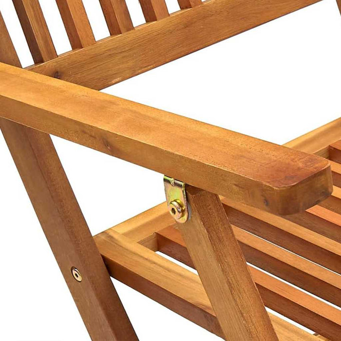 Set mobilier de exterior pliabil, 5 piese, lemn masiv de acacia - WALTI WALTI