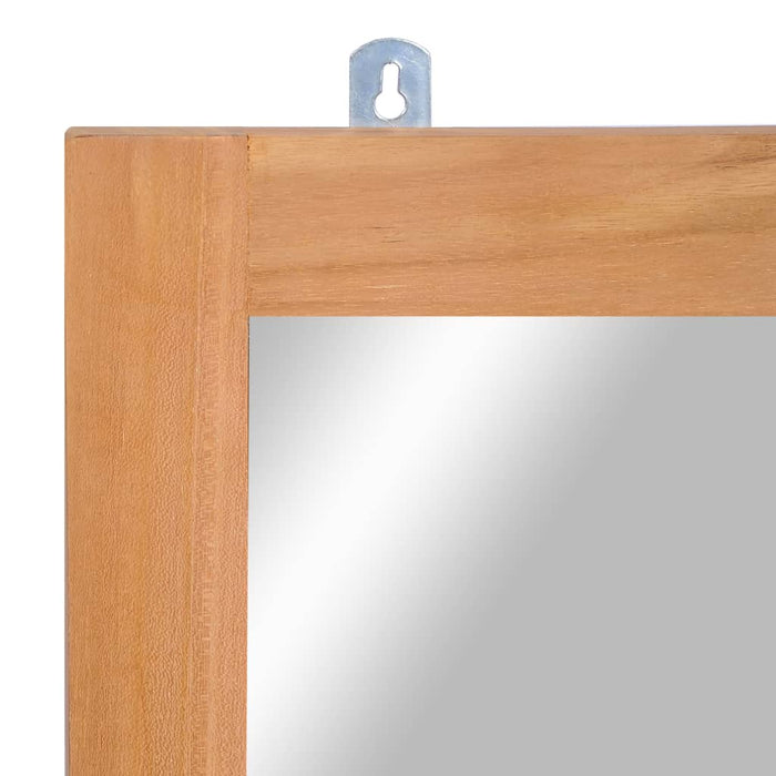 Oglindă de perete, 50 x 70 cm, lemn masiv de tec - WALTI WALTI