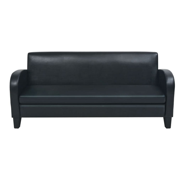 Set canapea 2 buc. Piele artificială Negru - WALTI WALTI