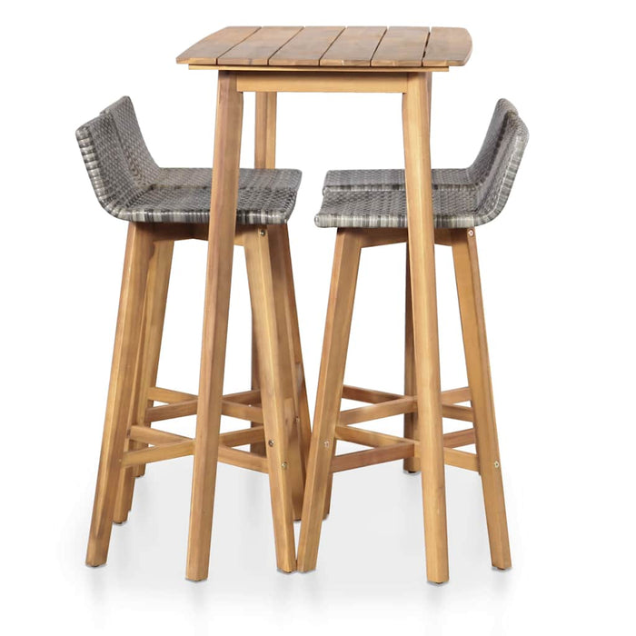 Set mobilier de exterior, 5 piese, lemn masiv de acacia WALTI
