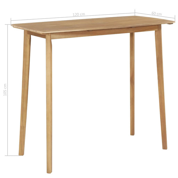 Set mobilier de exterior, 5 piese, lemn masiv de acacia WALTI