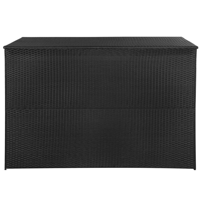 Ladă de depozitare de grădină, negru, 150x100x100 cm, poliratan - WALTI WALTI