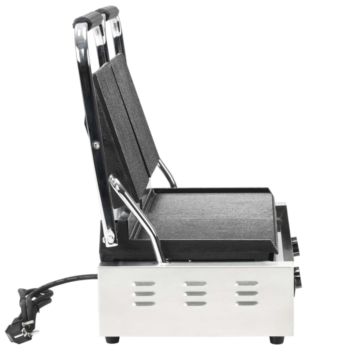 Grill Panini dublu cu striații, 57x30,5x20 cm, 3600 W - WALTI WALTI