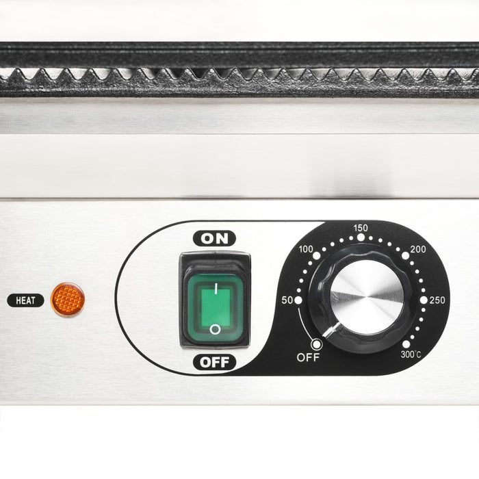 Grill Panini dublu cu striații, 57x30,5x20 cm, 3600 W - WALTI WALTI