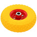 Roți cărucior industrial, 4 buc., PU solid 3.00-4 (245x82) - WALTI WALTI