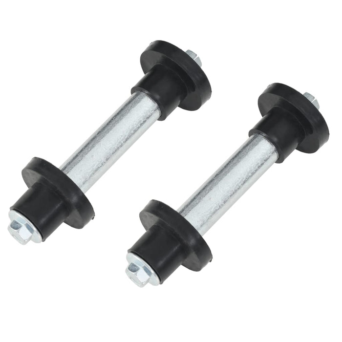 Roți de roabă cu osie, 2 buc, 4.00-8, PU solid, 390 mm - WALTI WALTI