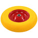 Roată de roabă cu osie, 4.00-8, PU solid, 390 mm - WALTI WALTI