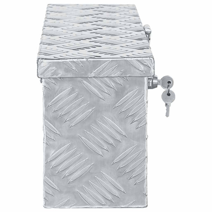 Cutie din aluminiu, 48,5 x 14 x 20 cm, argintiu - WALTI WALTI