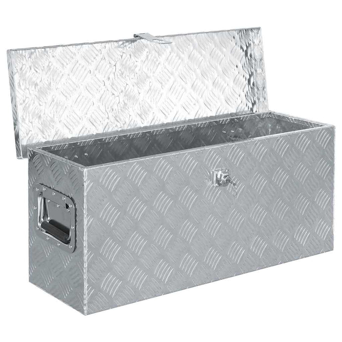 Cutie din aluminiu, 76,5 x 26,5 x 33 cm, argintiu - WALTI WALTI