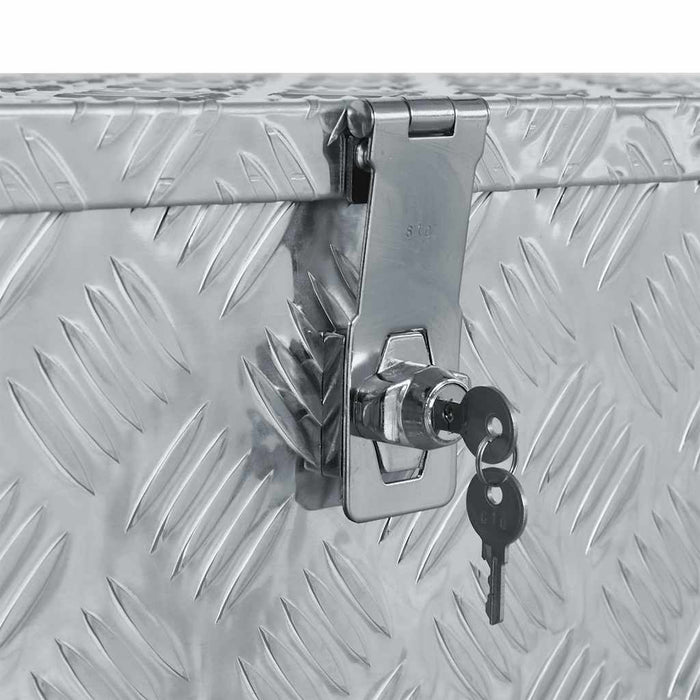Cutie din aluminiu, 80 x 30 x 35 cm, argintiu - WALTI WALTI