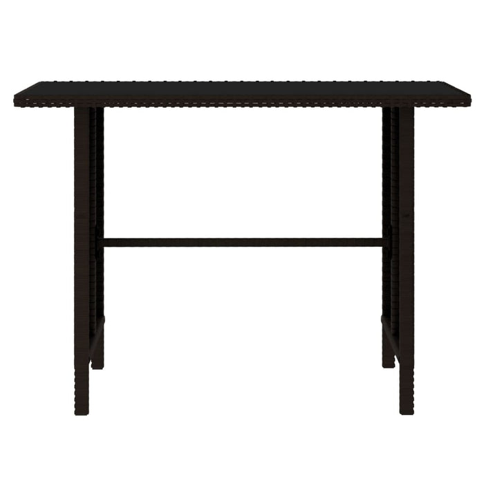 Set mobilier de grădină, 4 piese, maro, poliratan - WALTI WALTI