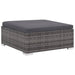 Set mobilier de grădină cu perne, 6 piese, gri, poliratan - WALTI WALTI