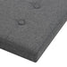 Taburete de depozitare pliabile, 2 buc., gri închis, textil - WALTI WALTI