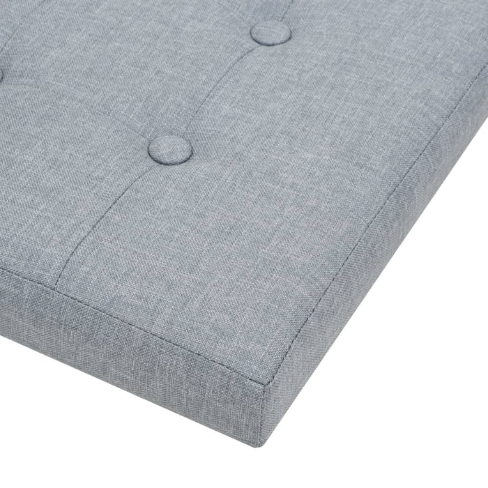 Taburete de depozitare pliabile, 2 buc., gri deschis, textil - WALTI WALTI