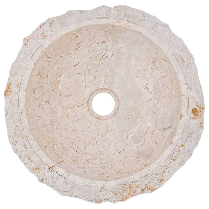 Chiuvetă, crem, 40 x 12 cm, marmură - WALTI WALTI