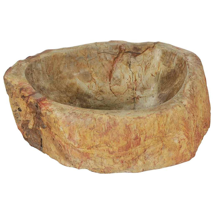 Chiuvetă, crem, 45 x 35 x 15 cm, piatră fosilă - WALTI WALTI