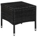 Set mobilier bistro, 3 piese, negru, poliratan - WALTI WALTI