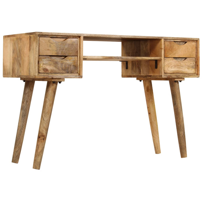 Birou din lemn masiv de mango, 115x47x76 cm WALTI