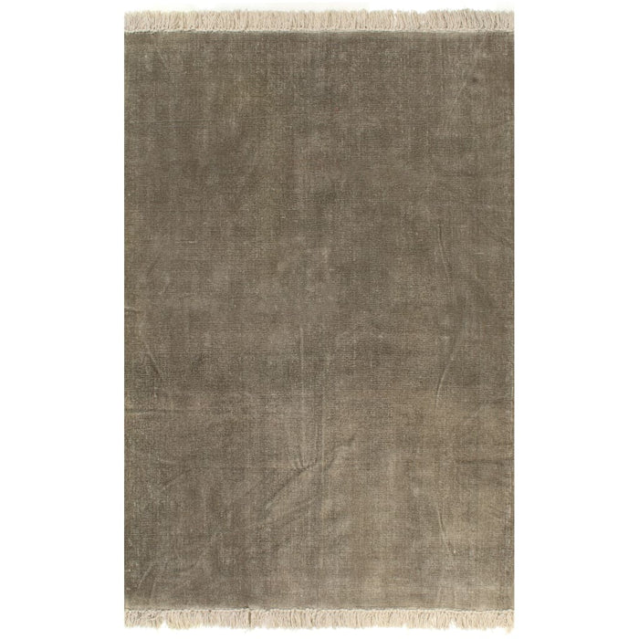 Covor Kilim, gri taupe, 160 x 230 cm, bumbac WALTI