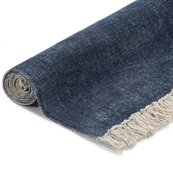 Covor Kilim, albastru, 120 x 180 cm, bumbac WALTI