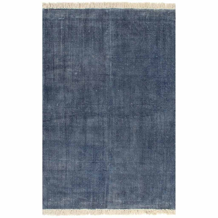 Covor Kilim, albastru, 200 x 290 cm, bumbac WALTI