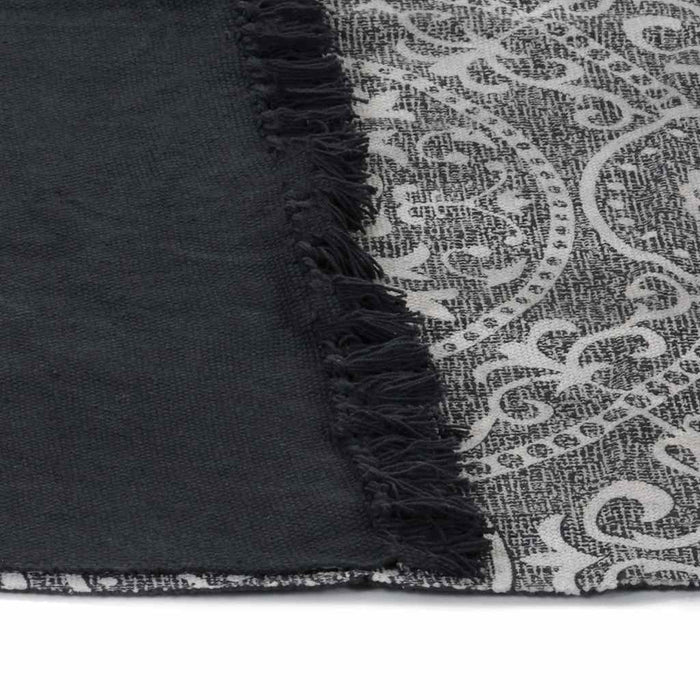 Covor Kilim, gri, 120 x 180 cm, bumbac, cu model WALTI