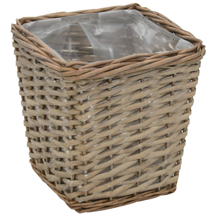 Strat înălțat, 3 buc., răchită cu căptușeală PE - WALTI WALTI