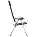 Scaune de camping pliante, 2 buc., negru, aluminiu - WALTI WALTI