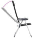 Scaune de camping pliante, 2 buc., negru, aluminiu - WALTI WALTI