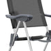 Scaune de camping pliante, 2 buc., negru, aluminiu - WALTI WALTI