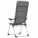 Scaun de camping, 2 buc, gri, 58 x 69 x 111 cm, aluminiu - WALTI WALTI