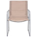 Set mobilier de grădină, 4 piese, gri taupe, oțel și textil - WALTI WALTI
