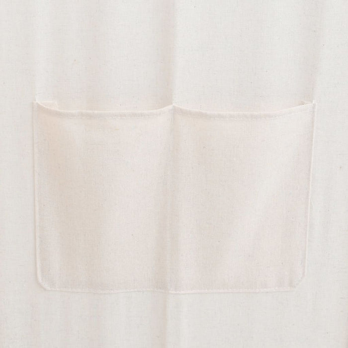 Paravan cameră, 5 panouri, crem, 200x170x4 cm, material textil - WALTI WALTI