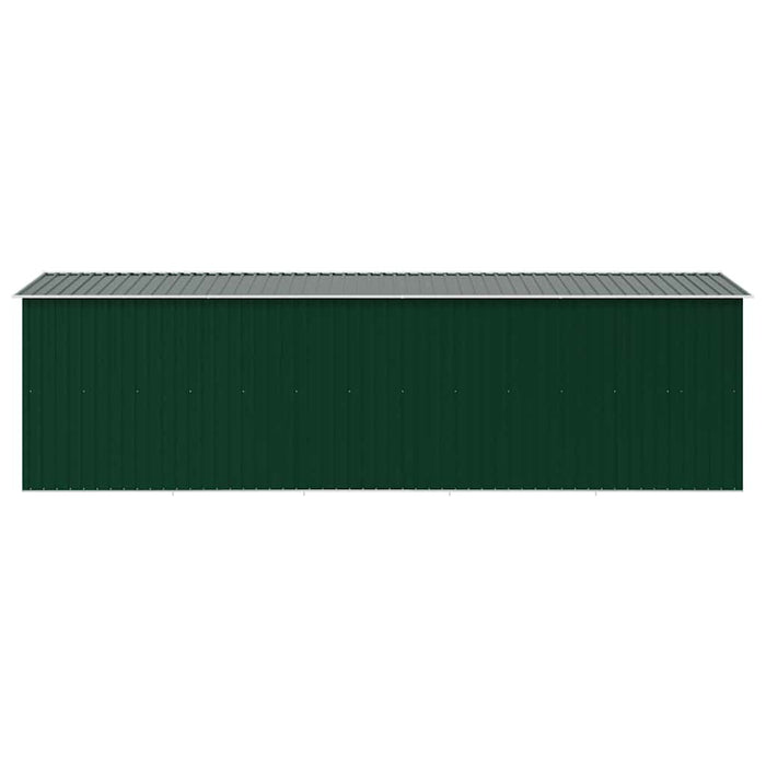 Șopron de grădină, 257x580x181 cm, verde, metal WALTI