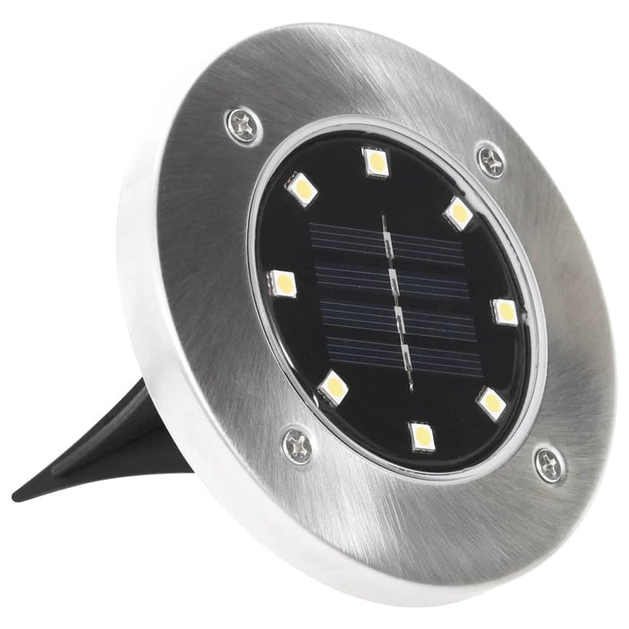Lămpi solare de sol, 8 buc., alb cald, becuri LED - WALTI WALTI