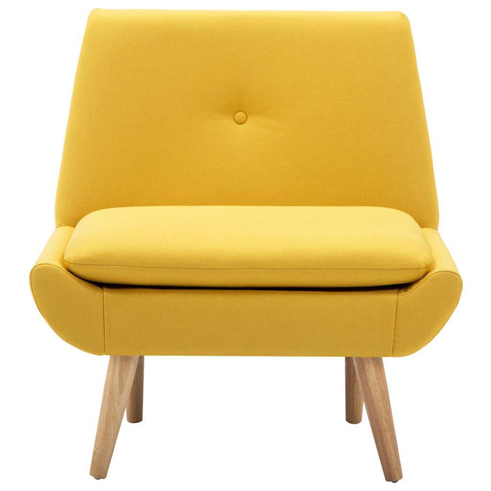 Fotoliu, galben, material textil - WALTI WALTI