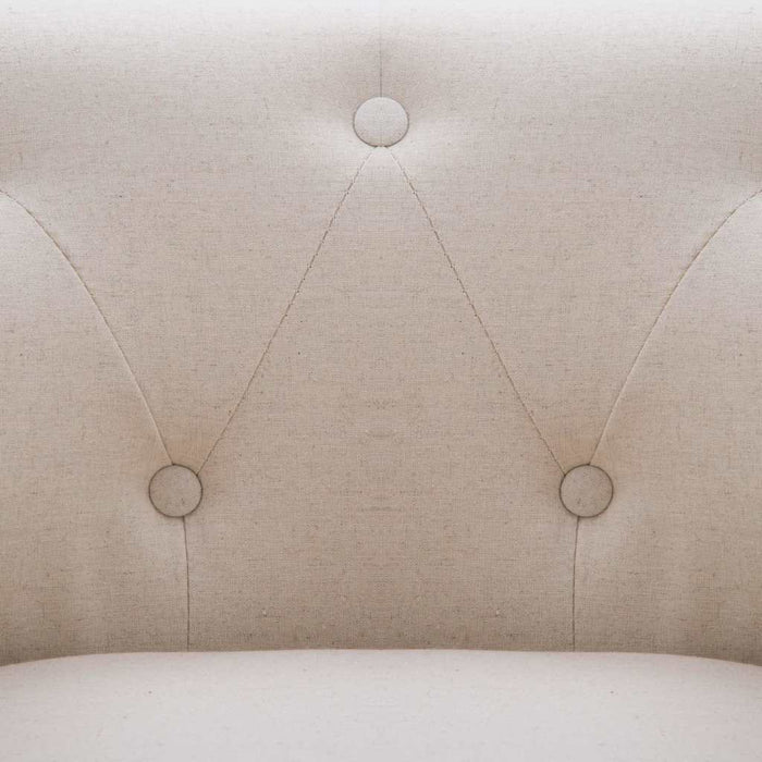 Fotoliu, crem, material textil WALTI