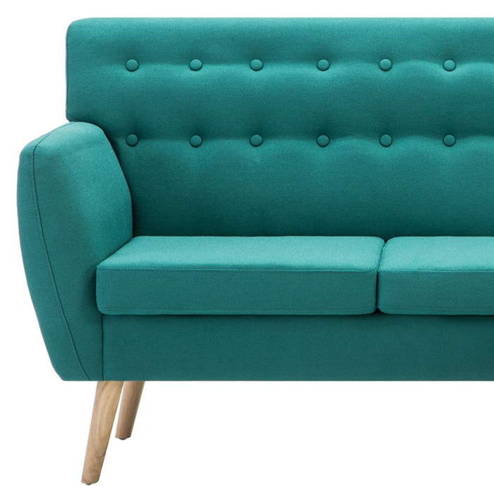 Canapea formă L, material textil, 171,5 x 138 x 81,5 cm, verde WALTI