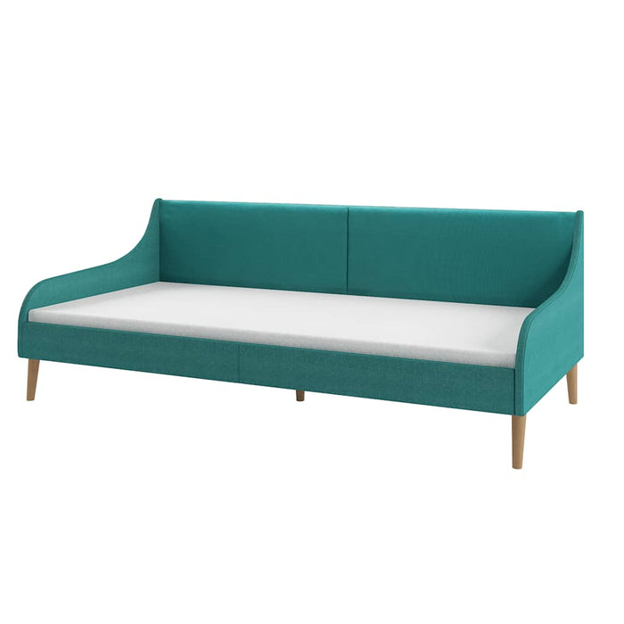 Cadru de pat canapea, material textil, verde WALTI