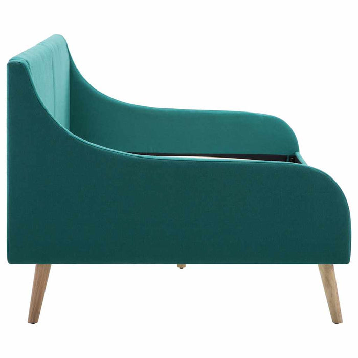 Cadru de pat canapea, material textil, verde WALTI
