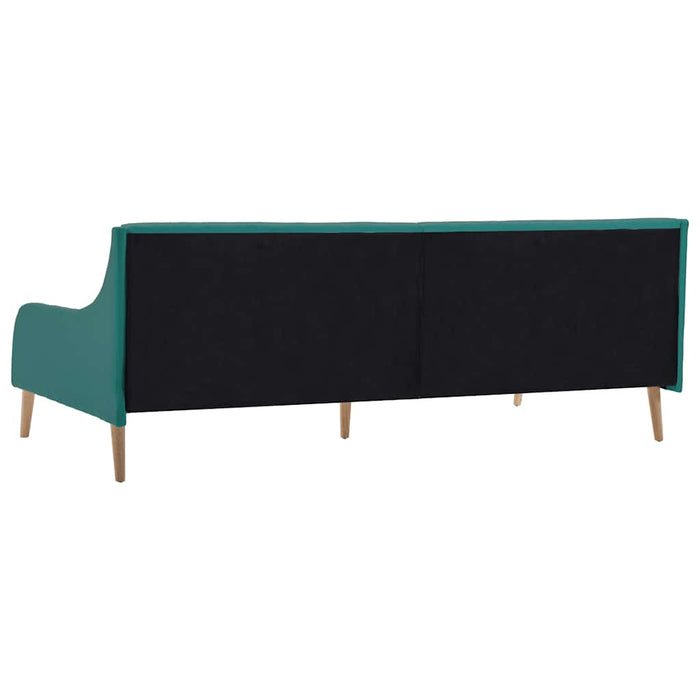Cadru de pat canapea, material textil, verde WALTI
