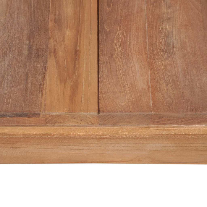 Masă consolă 110x35x76 cm lemn masiv tec cu finisaj natural WALTI