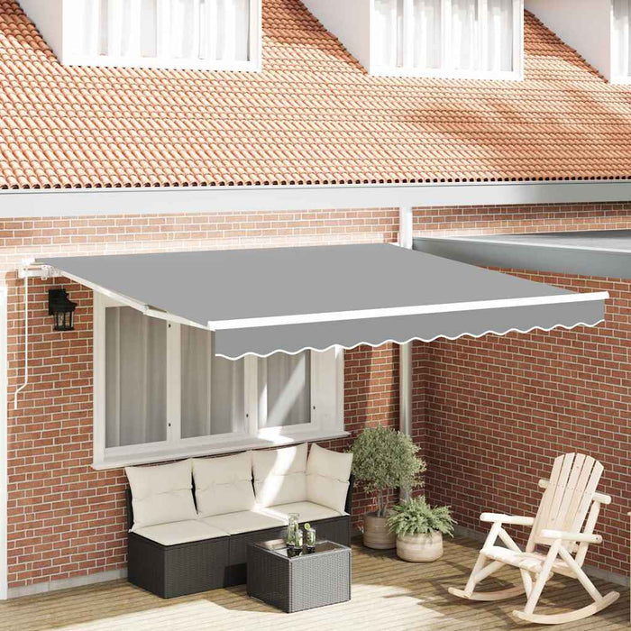 Cadru de copertină Manual Alb 300 x 250 cm Aluminiu WALTI