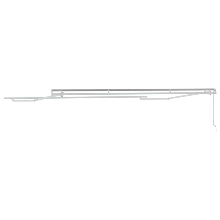 Cadru de copertină Manual Alb 500 × 300 cm Aluminiu WALTI