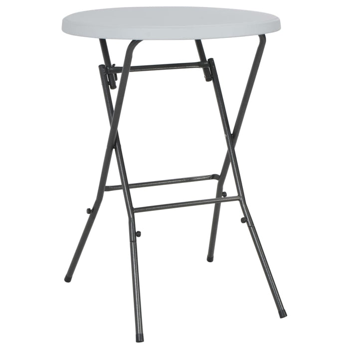 Masă de bar pliabilă, alb, 80 x 110 cm, HDPE WALTI