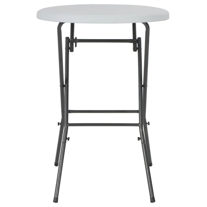 Masă de bar pliabilă, alb, 80 x 110 cm, HDPE WALTI