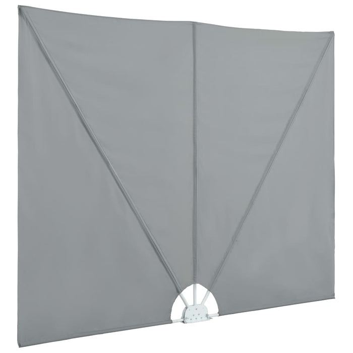Copertină laterală pliabilă de terasă, gri, 240x160 cm - WALTI WALTI