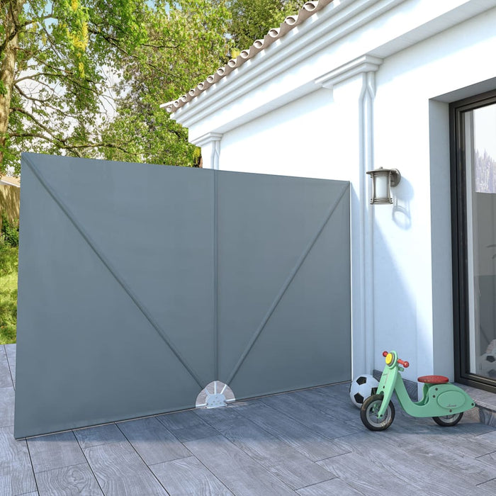 Copertină laterală pliabilă de terasă, gri, 300x200 cm - WALTI WALTI