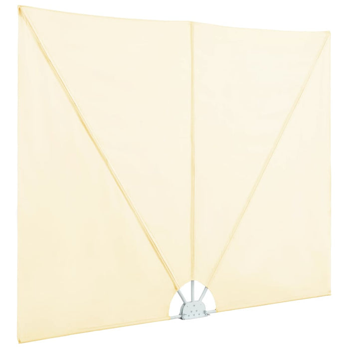 Copertină laterală pliabilă de terasă, crem, 240x160 cm WALTI